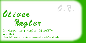 oliver nagler business card